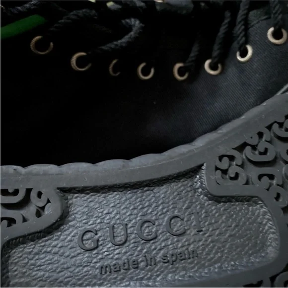 GUCCI authentic Men's Interlocking G high-top sneaker - Picture 3 of 8